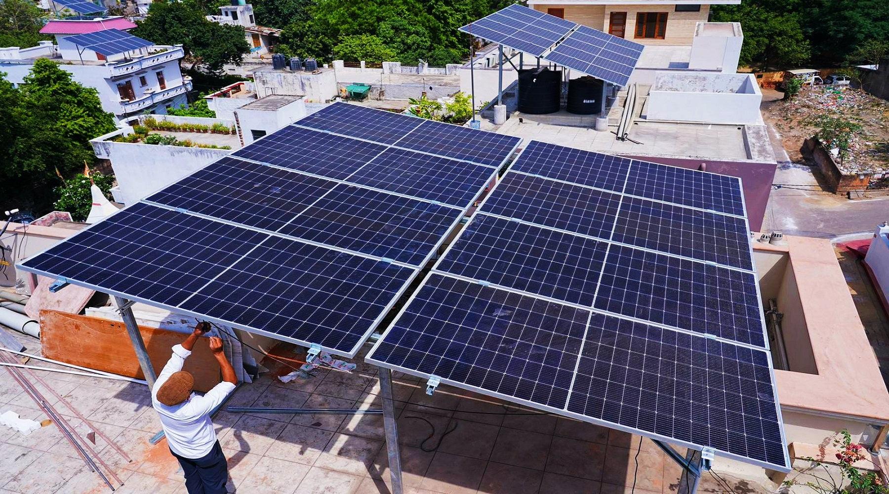 Mahakal GreenVolt Rooftop Solar Installation