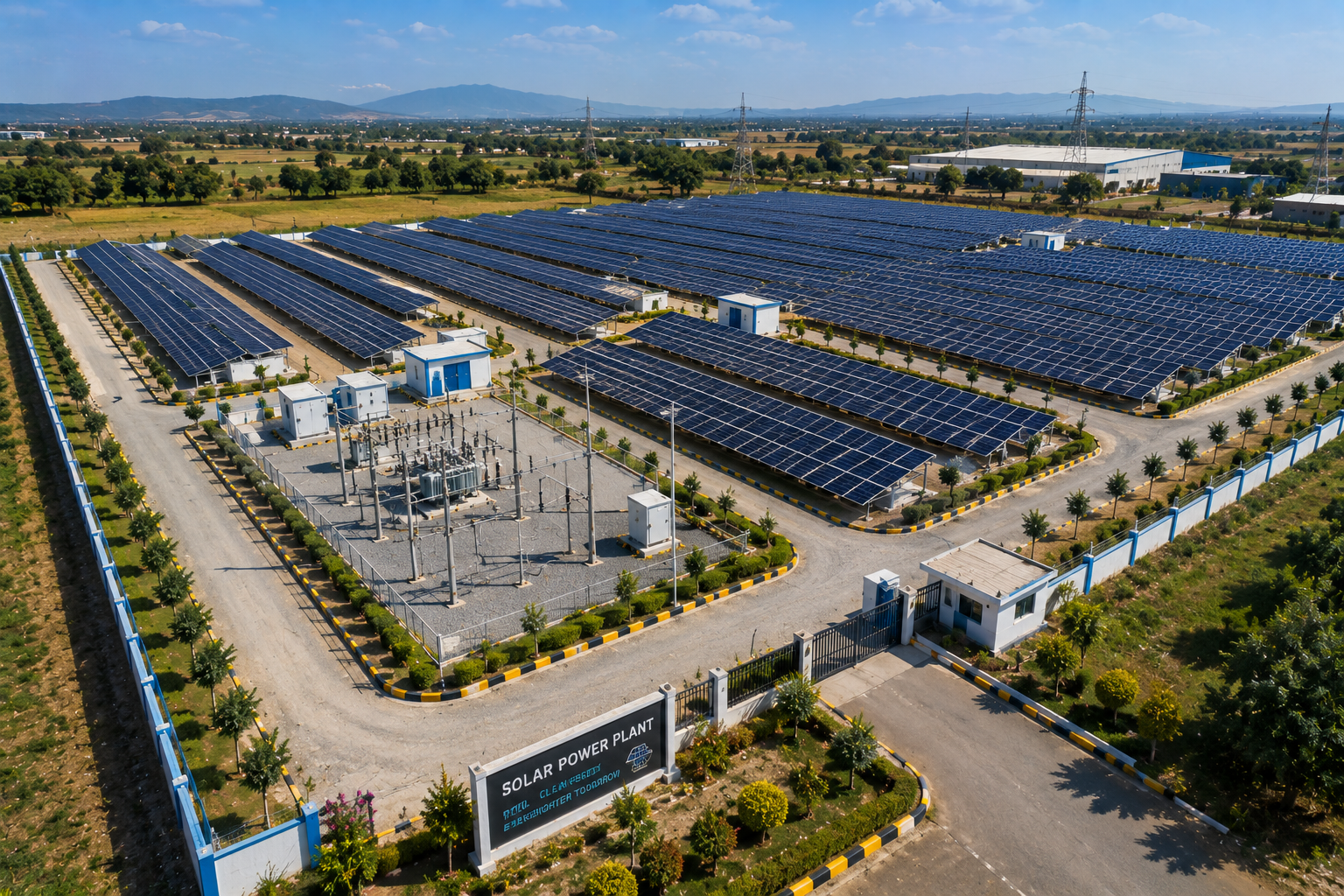 Industrial Solar Plant
