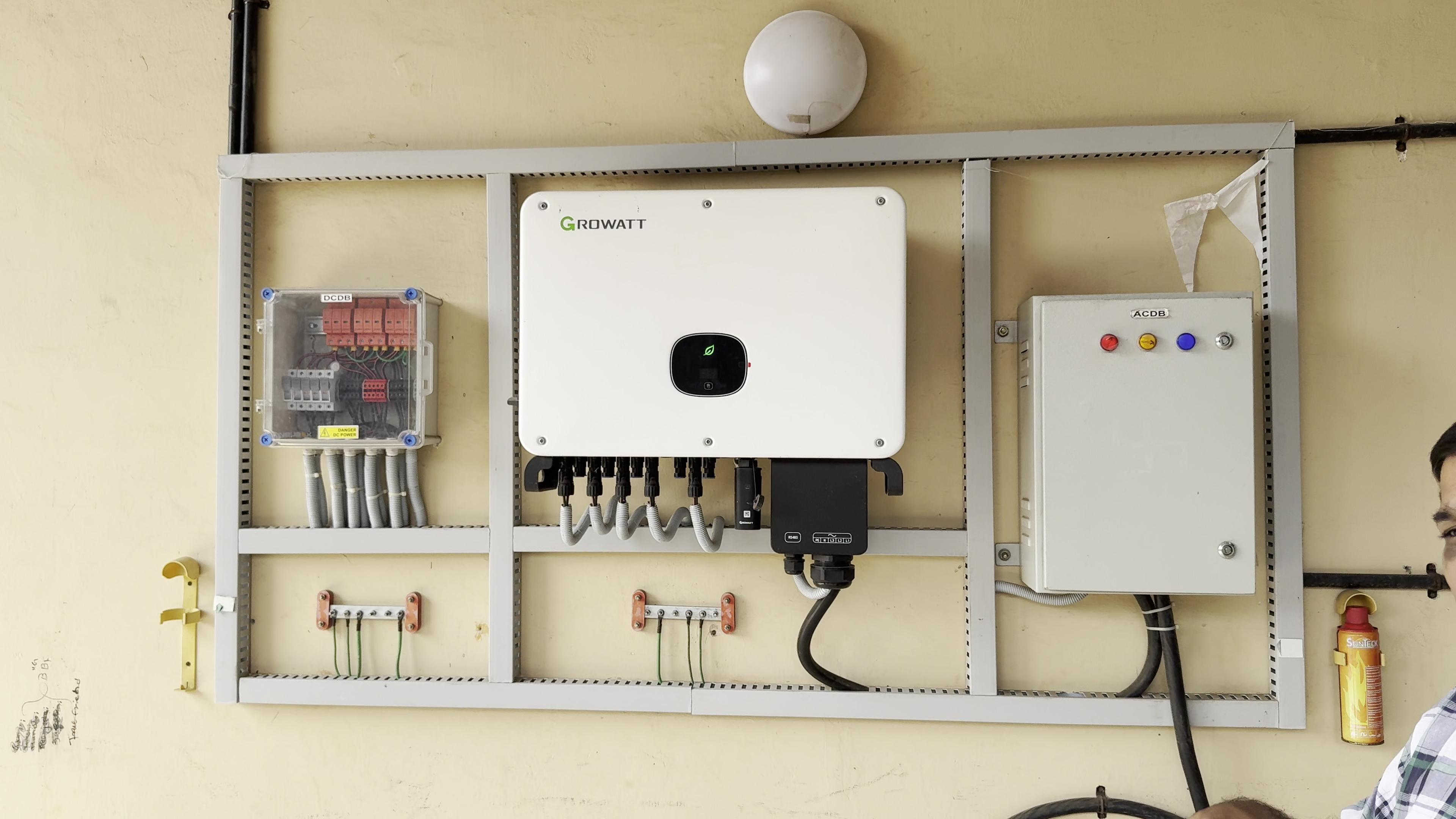 Solar Inverter & Electrical Setup